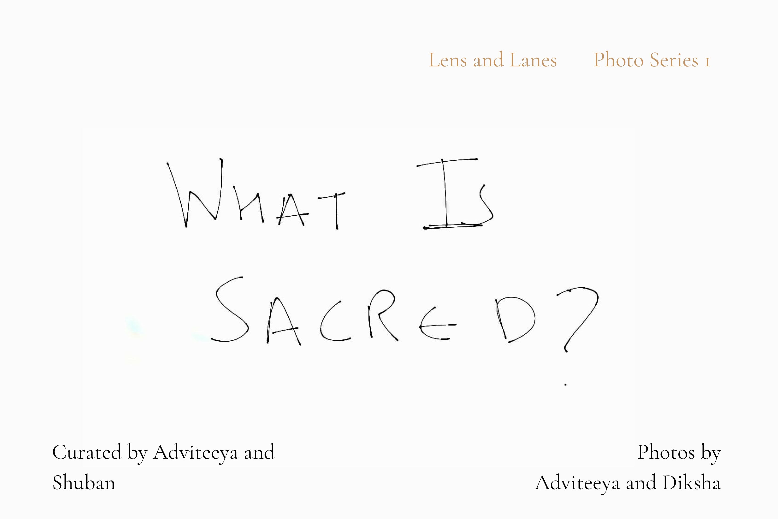 What is Sacred?